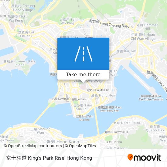 京士柏道 King's Park Rise map