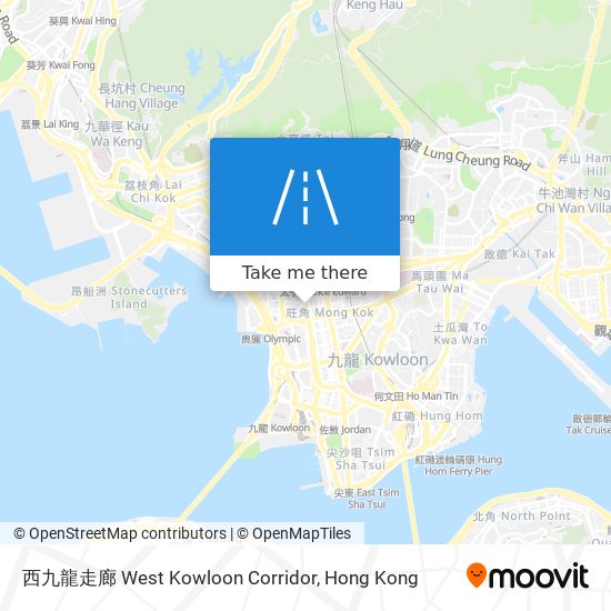 西九龍走廊 West Kowloon Corridor map