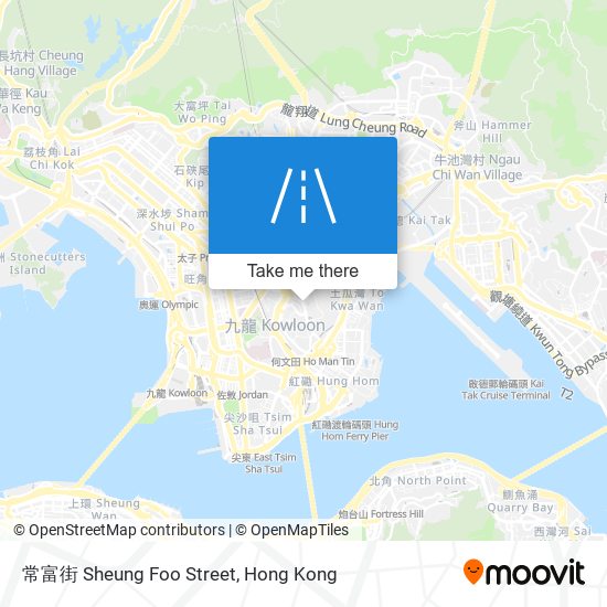 常富街 Sheung Foo Street map