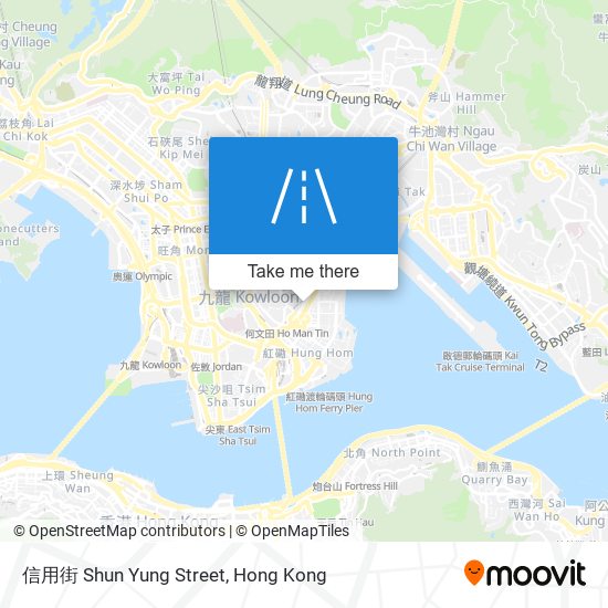 信用街 Shun Yung Street map