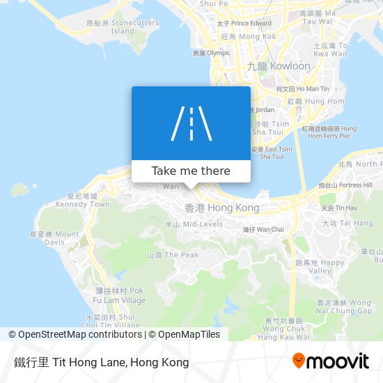 鐵行里 Tit Hong Lane map