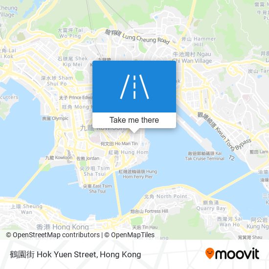 鶴園街 Hok Yuen Street map