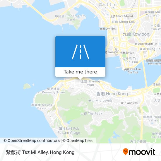 紫薇街 Tsz Mi Alley map