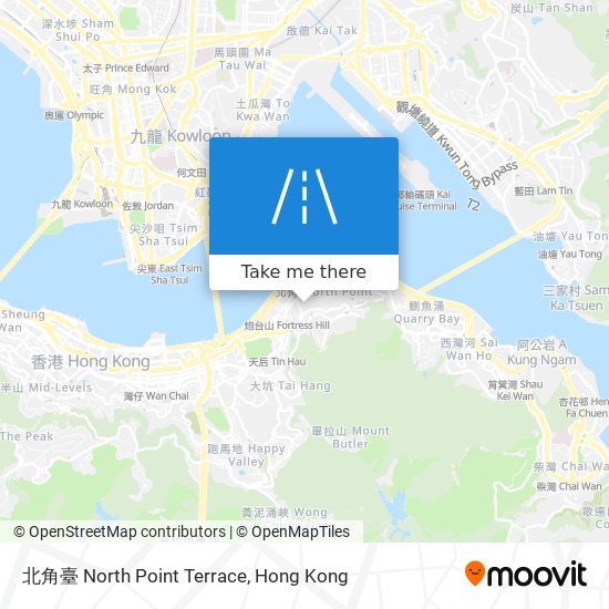 北角臺 North Point Terrace map