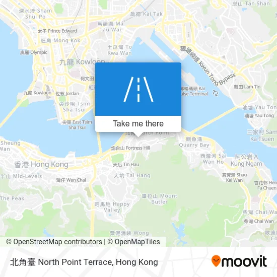 北角臺 North Point Terrace map