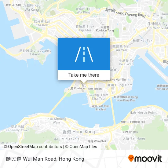 匯民道 Wui Man Road map