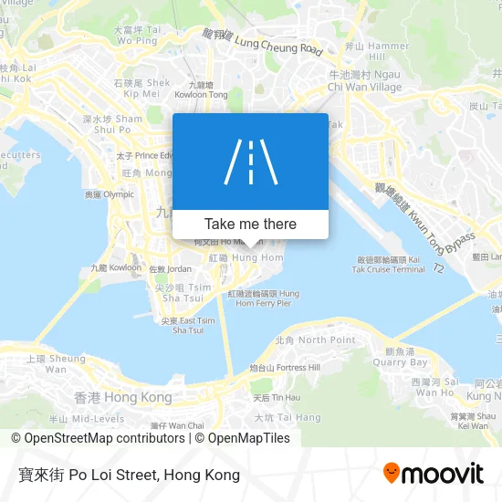 寶來街 Po Loi Street map