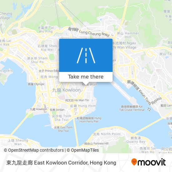 東九龍走廊 East Kowloon Corridor地圖