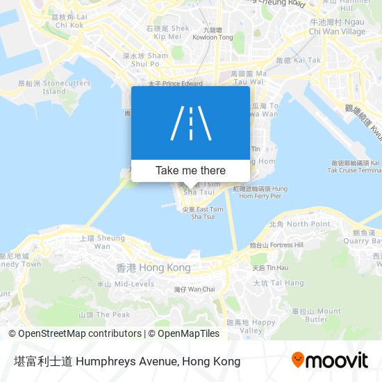 堪富利士道 Humphreys Avenue map