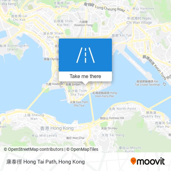 康泰徑 Hong Tai Path map