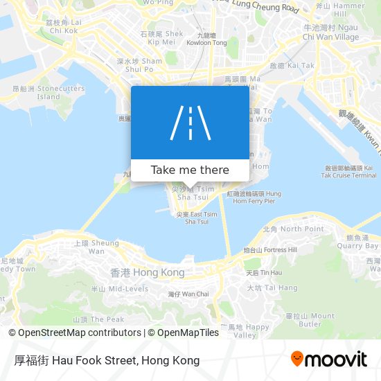 厚福街 Hau Fook Street map