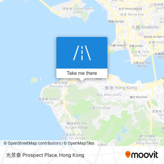 光景臺 Prospect Place map