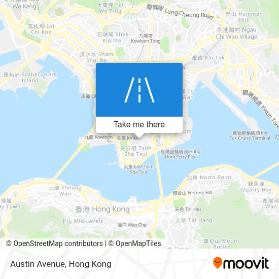 Austin Avenue map