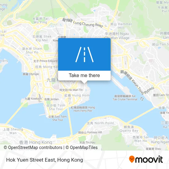 Hok Yuen Street East map