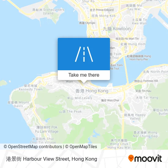 港景街 Harbour View Street map