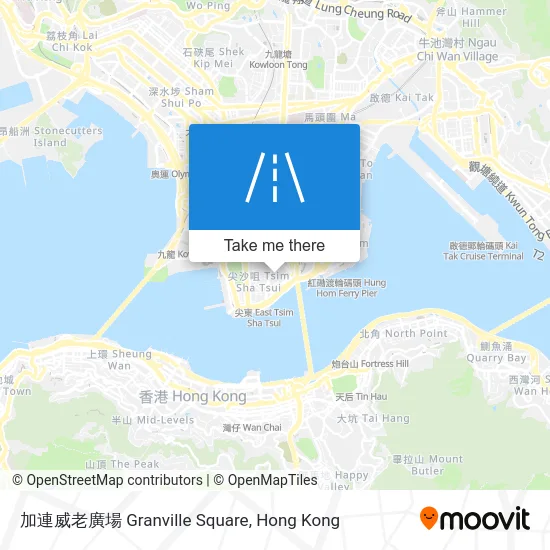 加連威老廣場 Granville Square map