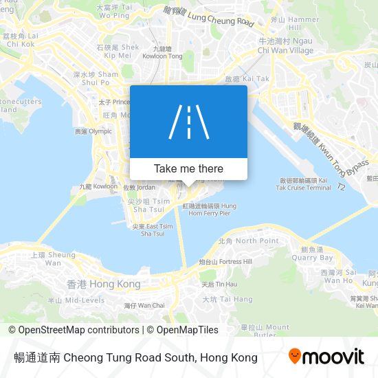 暢通道南 Cheong Tung Road South map