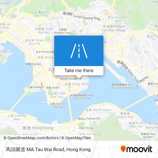 馬頭圍道 MA Tau Wai Road map