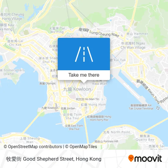 牧愛街 Good Shepherd Street map