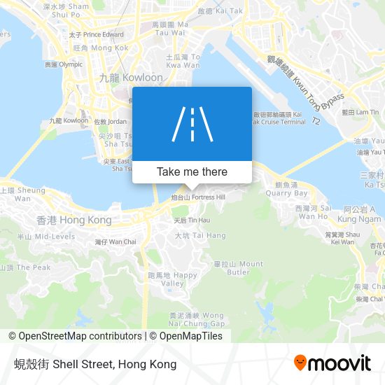 蜆殼街 Shell Street map