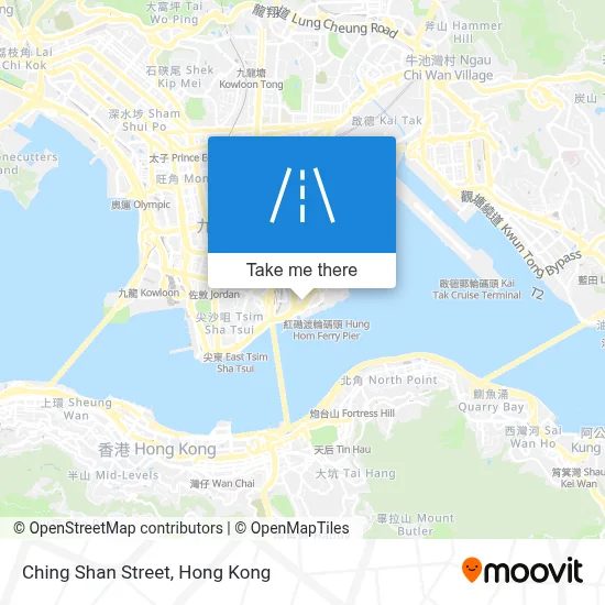 靖山街 Ching Shan Street地圖