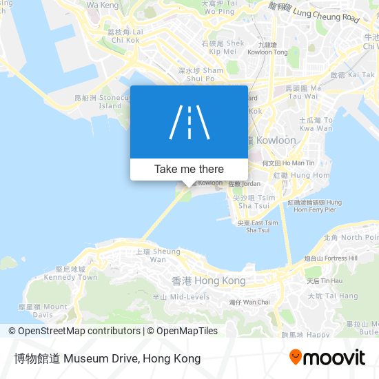 博物館道 Museum Drive map
