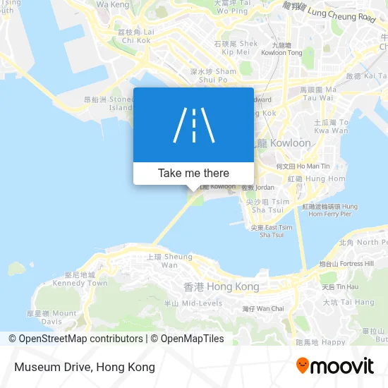 博物館道 Museum Drive map