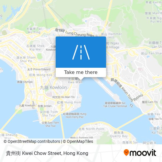 貴州街 Kwei Chow Street map