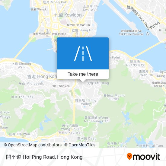 開平道 Hoi Ping Road map