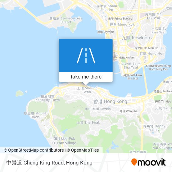 中景道 Chung King Road map