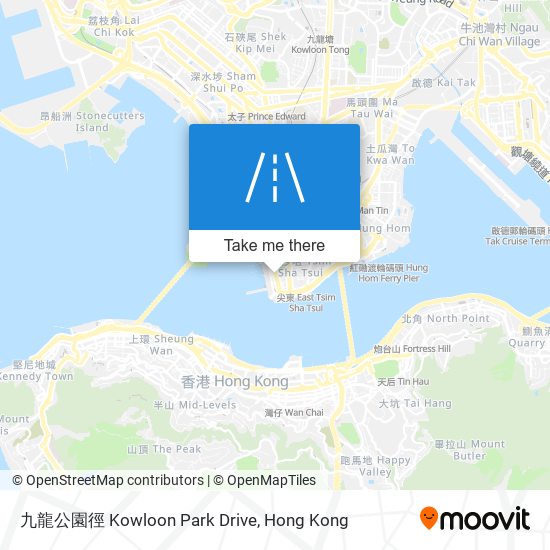九龍公園徑 Kowloon Park Drive map
