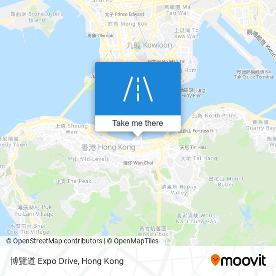 博覽道 Expo Drive map