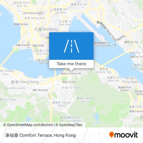 康福臺 Comfort Terrace map