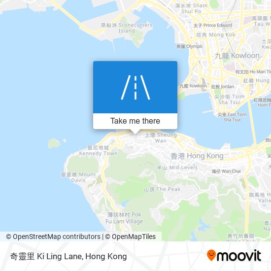 奇靈里 Ki Ling Lane map