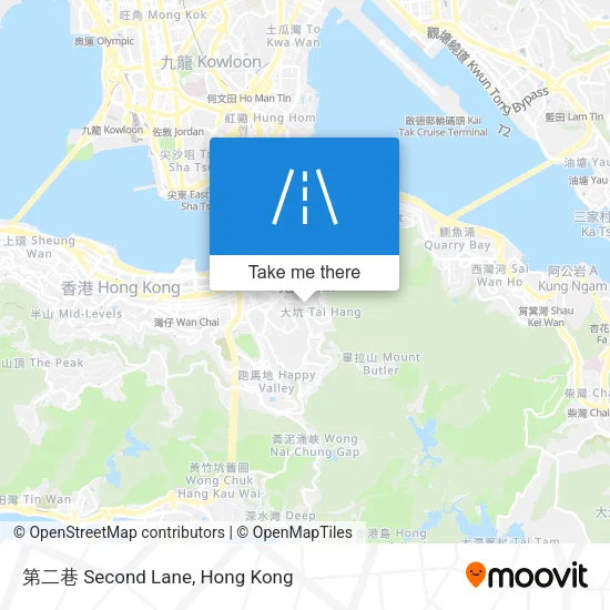 第二巷 Second Lane map