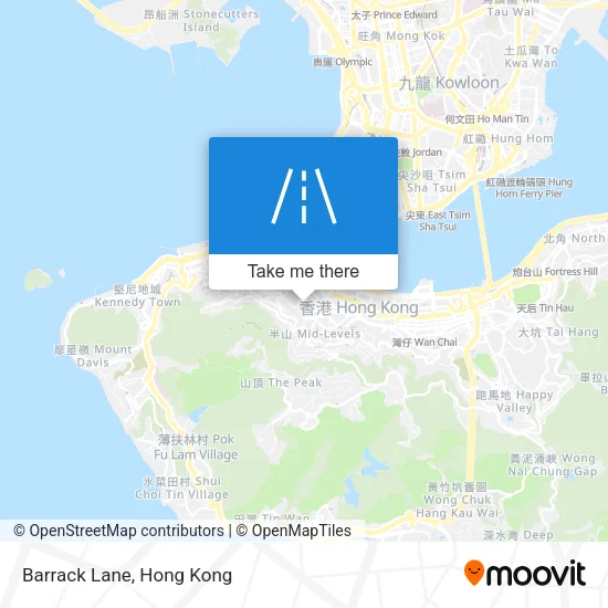 Barrack Lane map