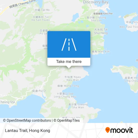 鳳凰徑 Lantau Trail地圖