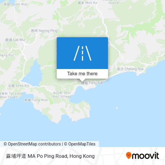 蔴埔坪道 MA Po Ping Road地圖