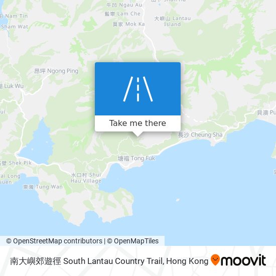 南大嶼郊遊徑 South Lantau Country Trail map