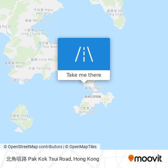 北角咀路 Pak Kok Tsui Road map