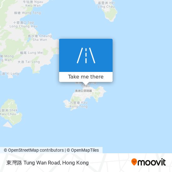 東灣路 Tung Wan Road map