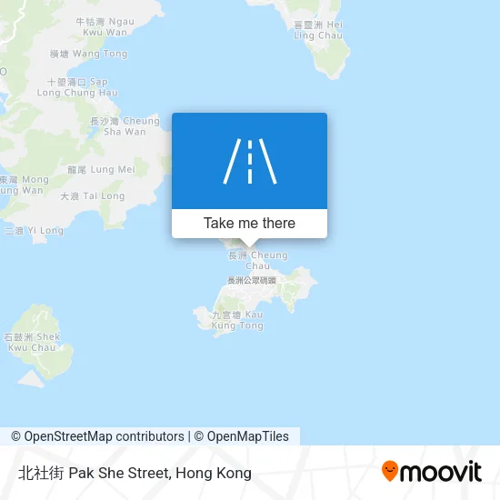 北社街 Pak She Street map