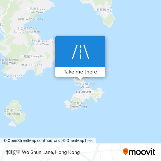 和順里 Wo Shun Lane map