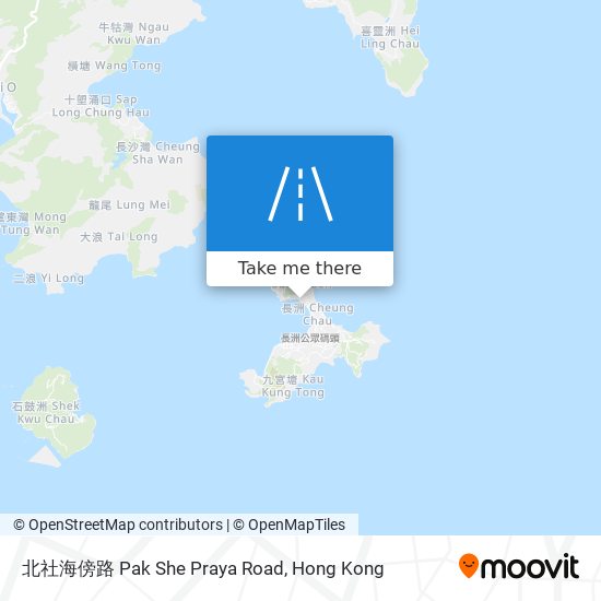 北社海傍路 Pak She Praya Road map