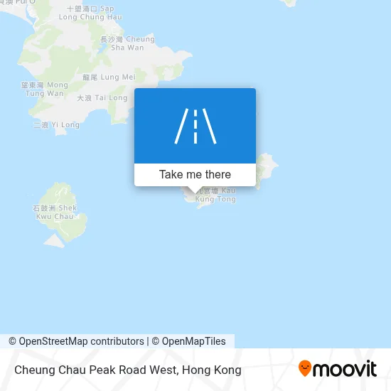 長洲山頂道西 Cheung Chau Peak Road West地圖