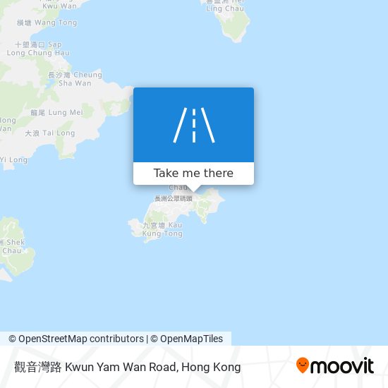 觀音灣路 Kwun Yam Wan Road map