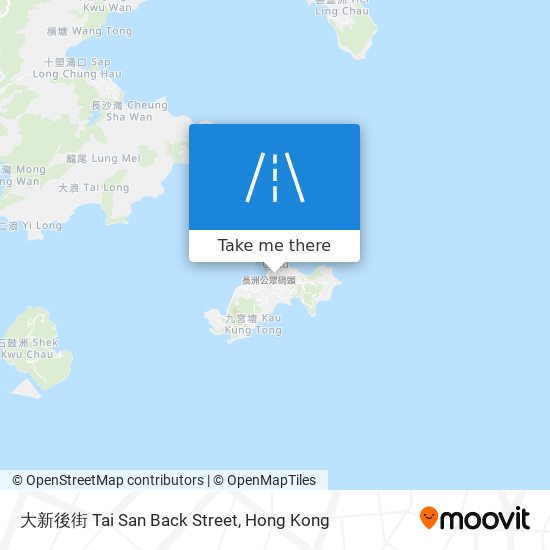 大新後街 Tai San Back Street map