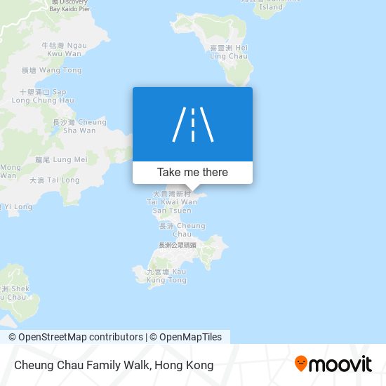 Cheung Chau Family Walk map