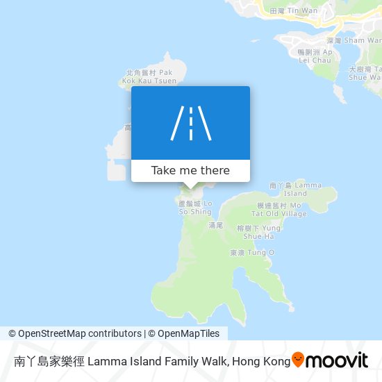 南丫島家樂徑 Lamma Island Family Walk地圖