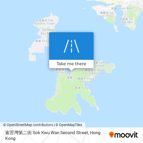 索罟灣第二街 Sok Kwu Wan Second Street map